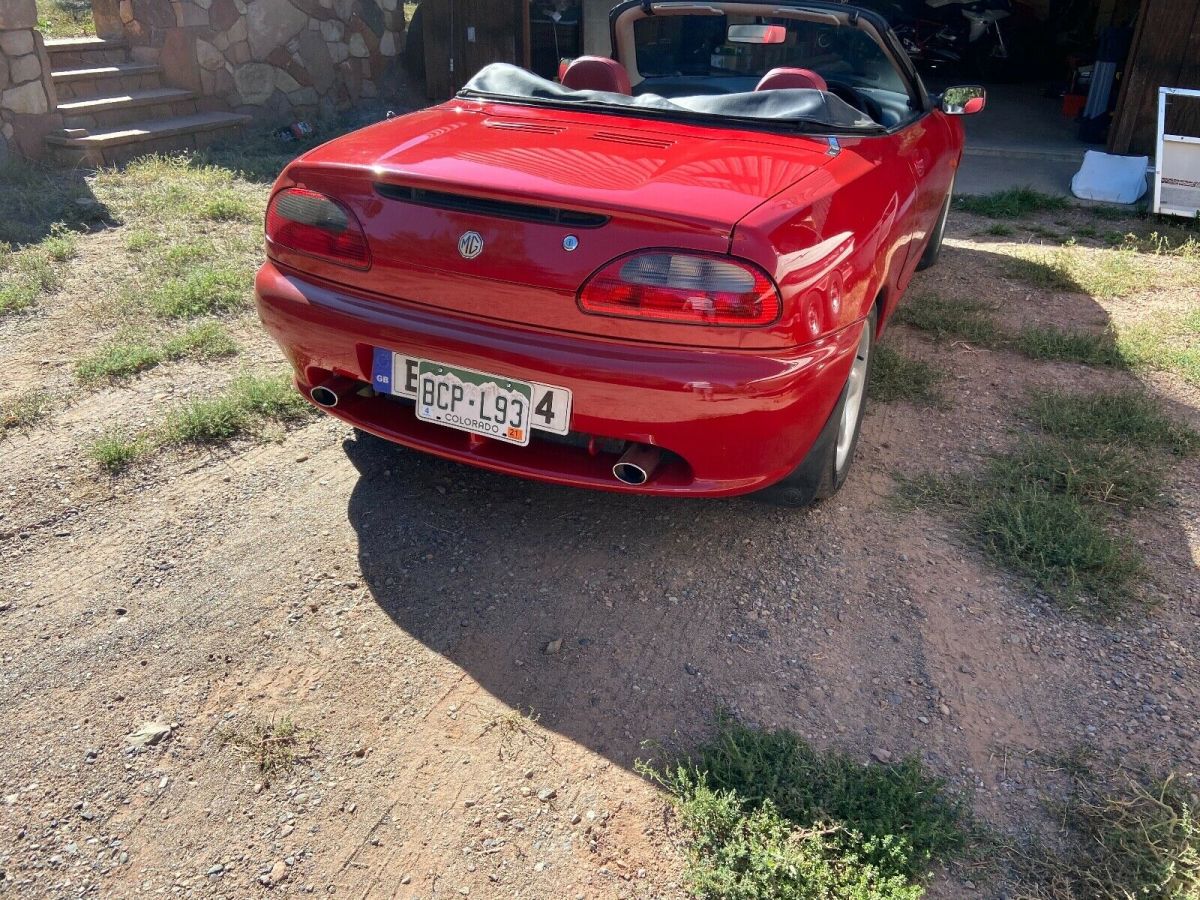 1980 Red MG MG-F Convertible