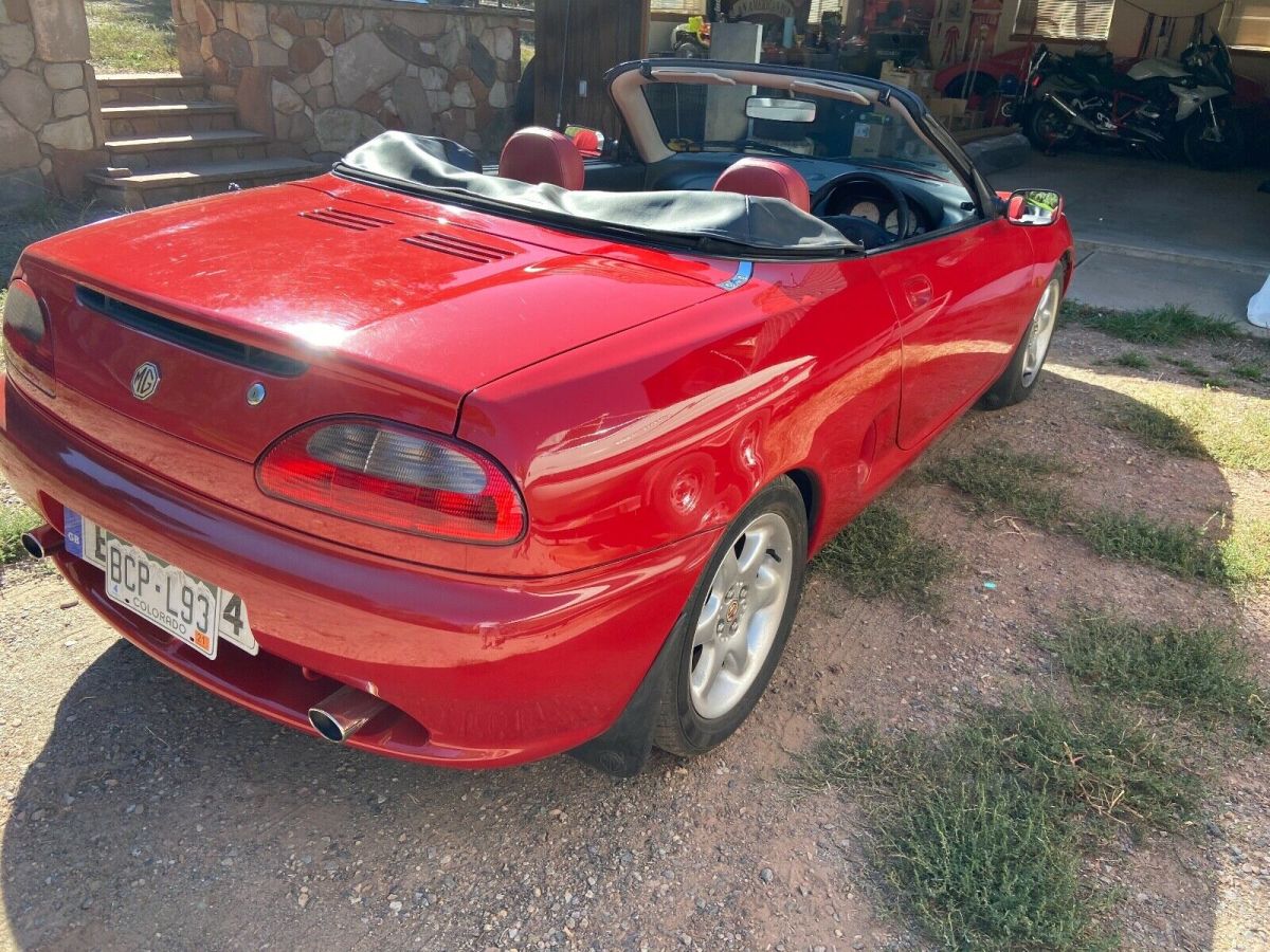 1980 Red MG MG-F Convertible