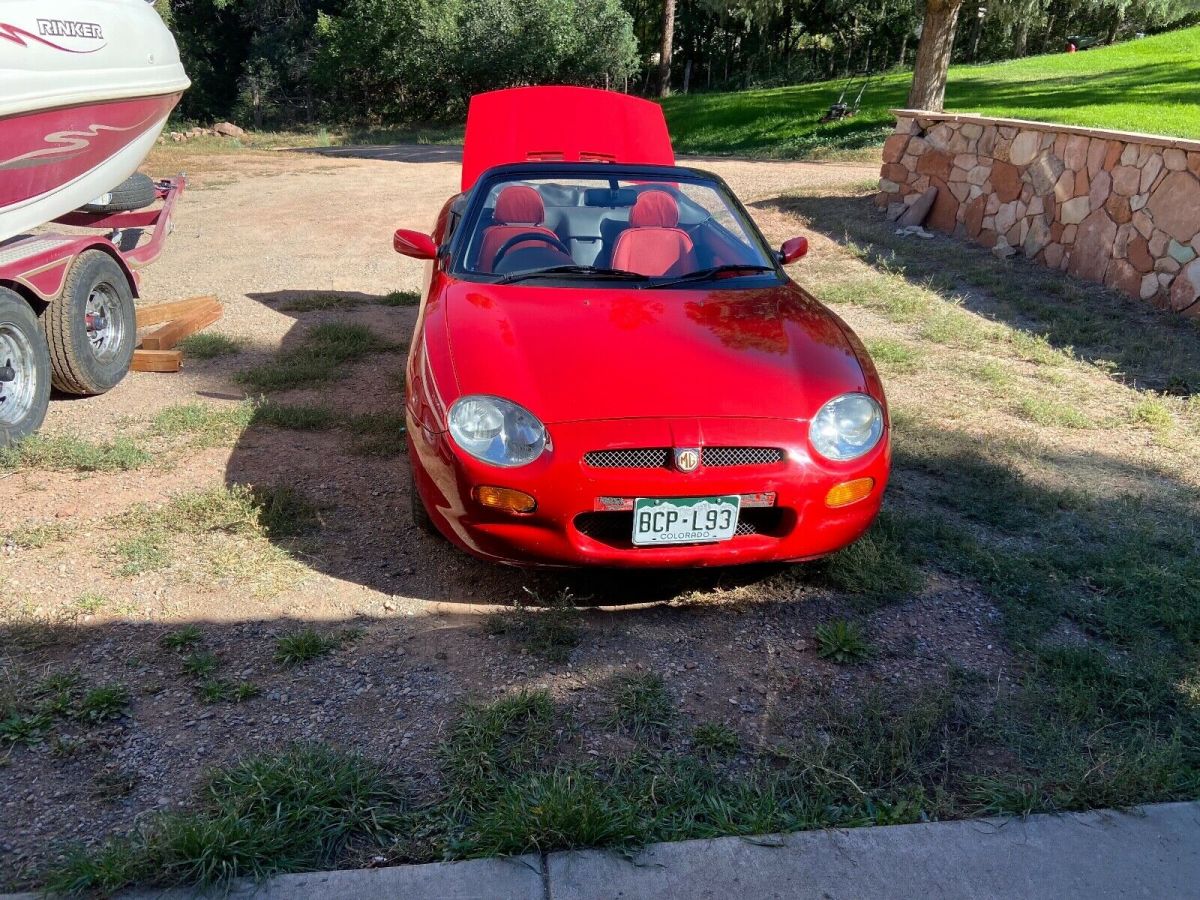 1980 Red MG MG-F Convertible
