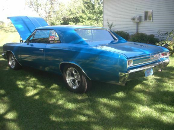 1966 Blue Chevrolet Malibu Coupe