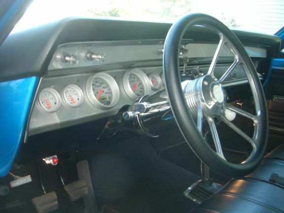 1966 Blue Chevrolet Malibu Coupe