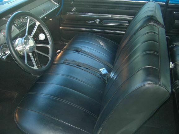 1966 Blue Chevrolet Malibu Coupe