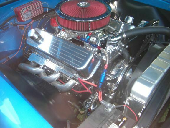 1966 Blue Chevrolet Malibu Coupe