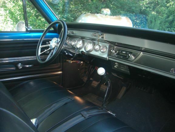1966 Blue Chevrolet Malibu Coupe