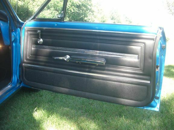 1966 Blue Chevrolet Malibu Coupe