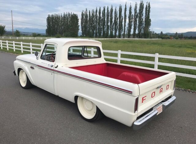 1966 White Ford F-100 Pickup