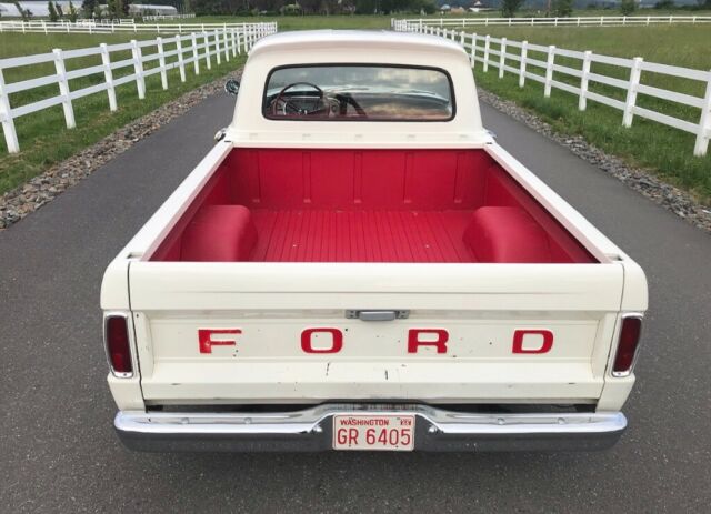 1966 White Ford F-100 Pickup