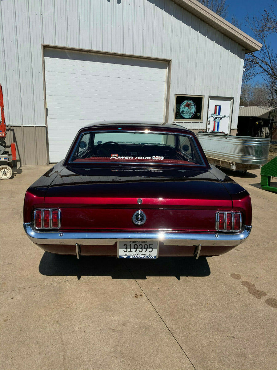 1966 Brandy Wine Ford Mustang Coupe