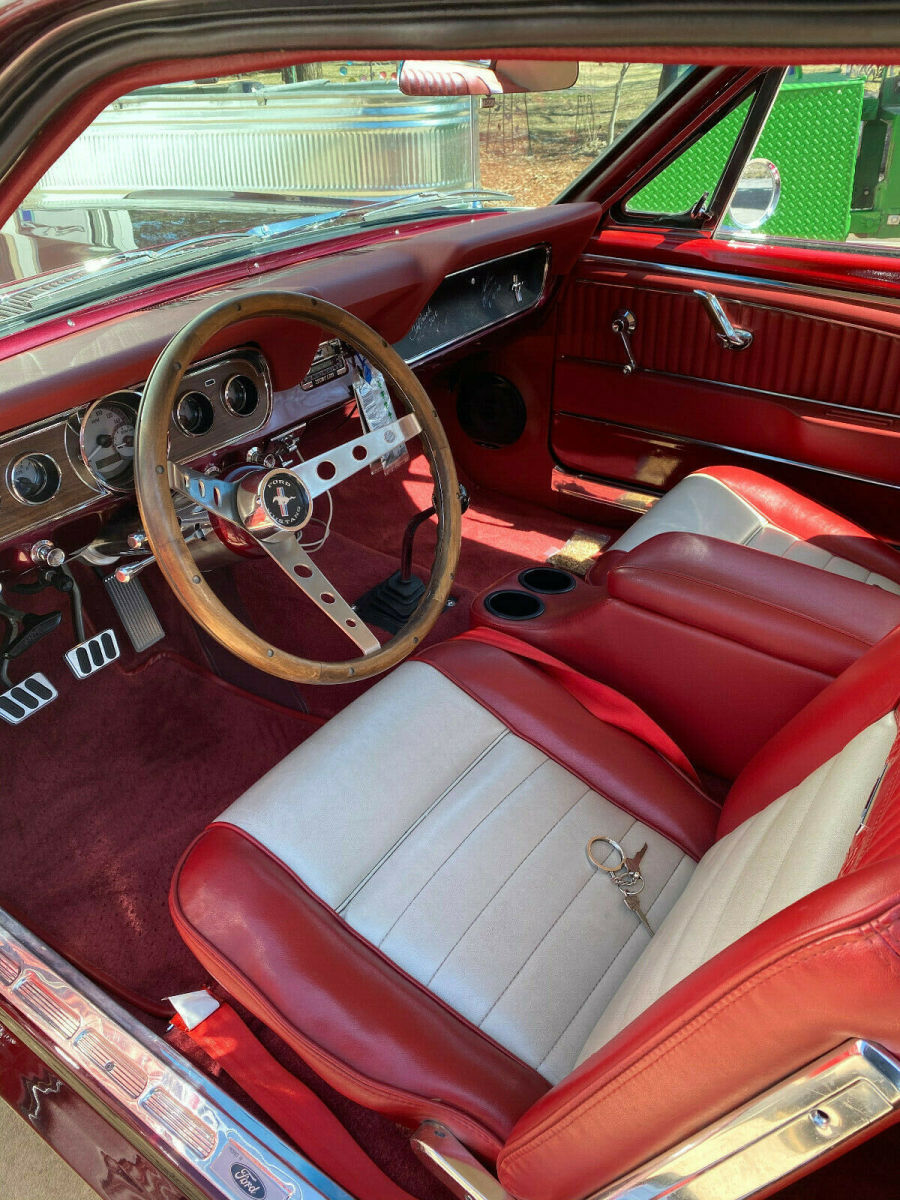 1966 Brandy Wine Ford Mustang Coupe