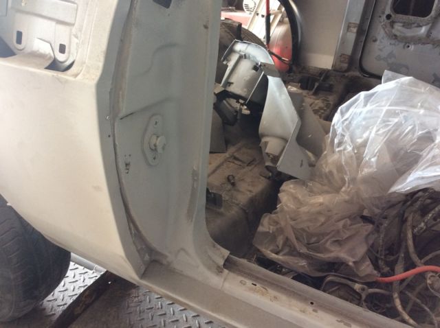 1969 White Ford Mustang