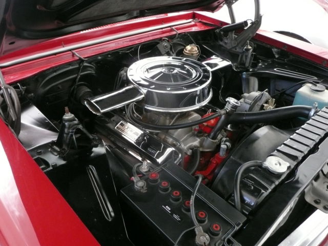 1966 Red Chevrolet Nova Coupe