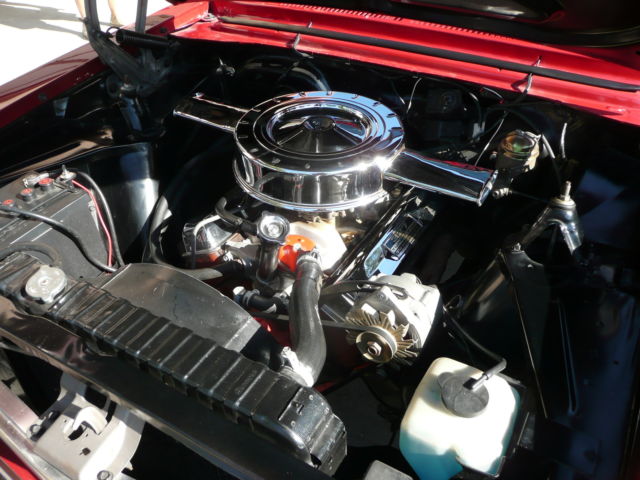 1966 Red Chevrolet Nova Coupe