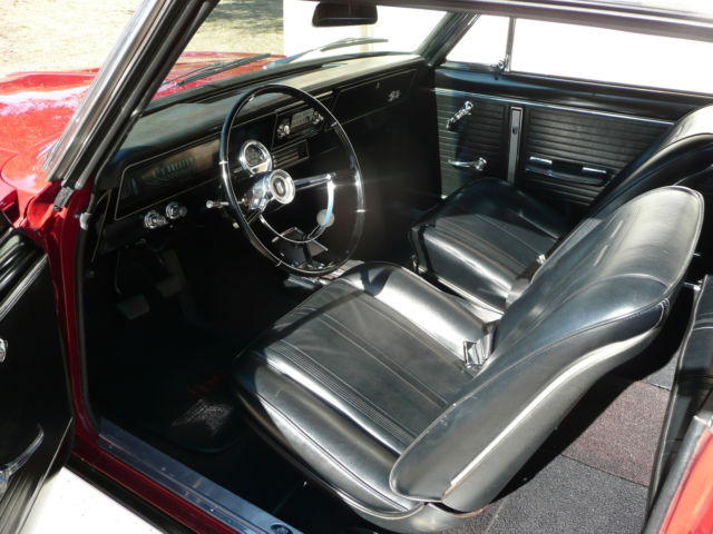 1966 Red Chevrolet Nova Coupe