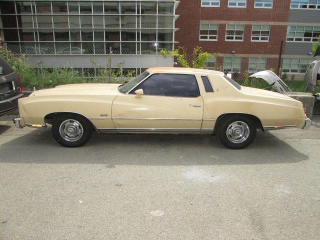 1977 Tan Chevrolet Monte Carlo Coupe