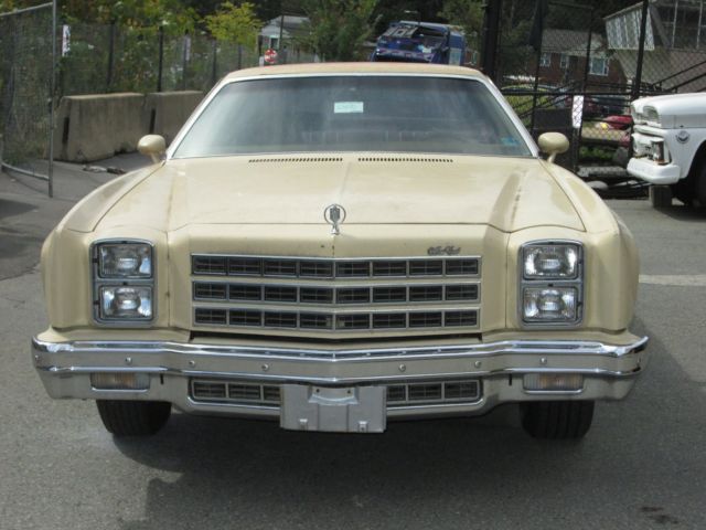 1977 Tan Chevrolet Monte Carlo Coupe