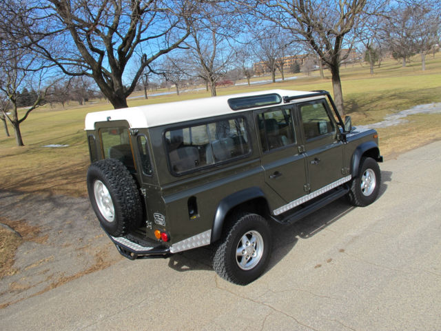 1987 Green Land Rover Defender Cab & Chassis