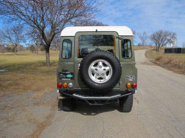 1987 Green Land Rover Defender Cab & Chassis