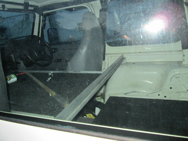 1977 White Jeep Wrangler