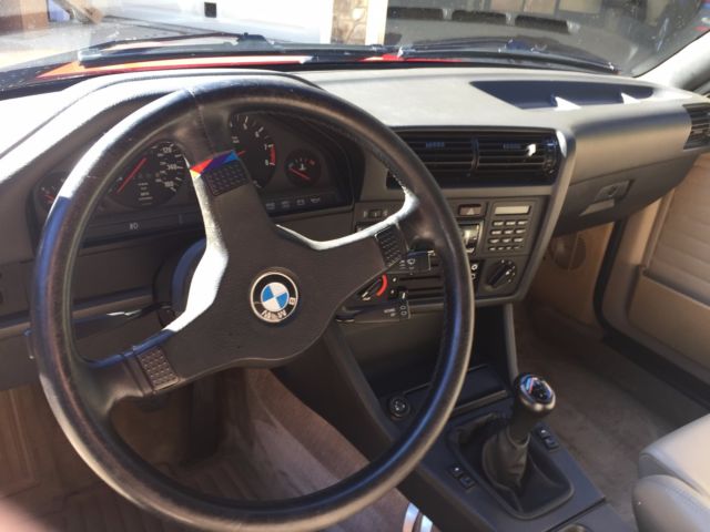 1988 Red BMW M3 Coupe
