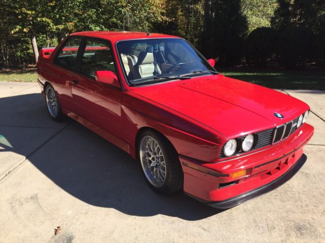 1988 Red BMW M3 Coupe