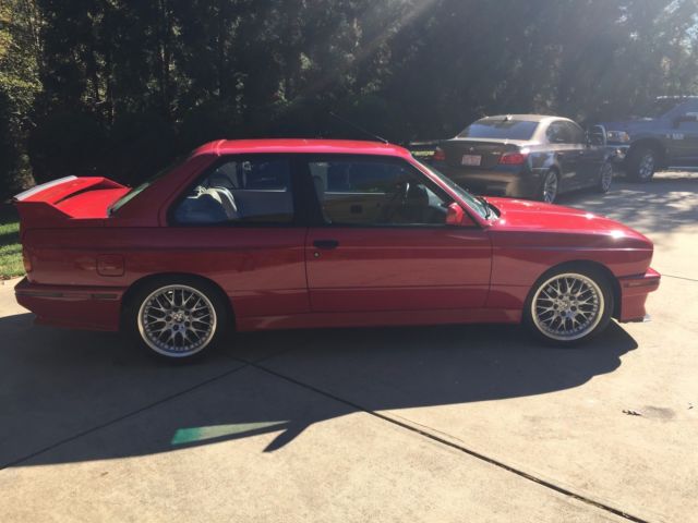 1988 Red BMW M3 Coupe