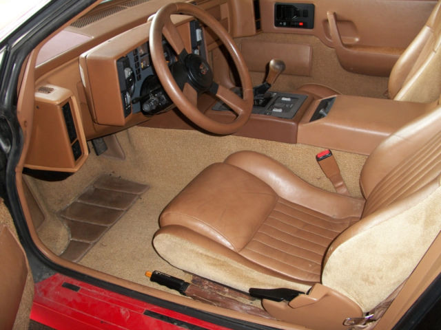 1988 Red Pontiac Fiero Coupe