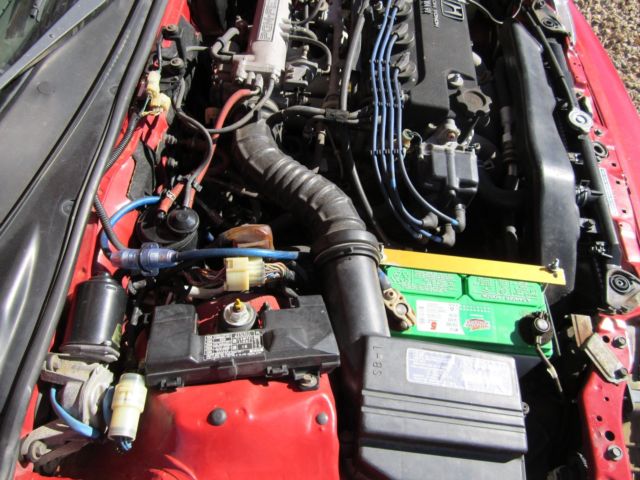 1991 Red Honda Civic Hatchback