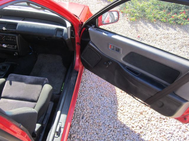 1991 Red Honda Civic Hatchback