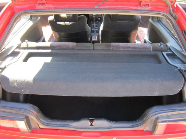 1991 Red Honda Civic Hatchback