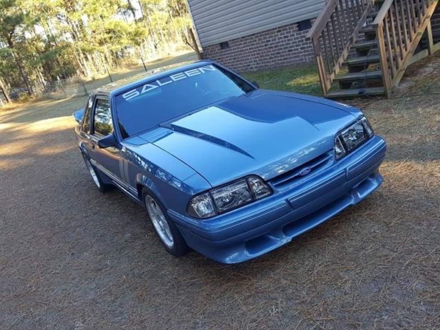 1989 Blue Ford Mustang Coupe