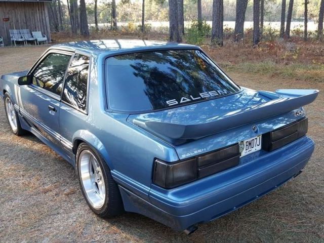 1989 Blue Ford Mustang Coupe