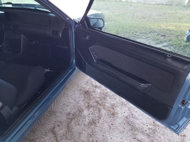 1989 Blue Ford Mustang Coupe