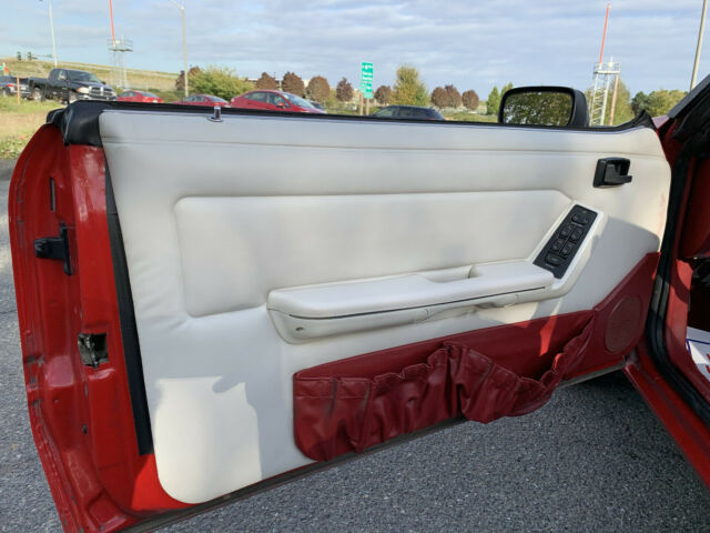 1992 Red Ford Mustang Convertible