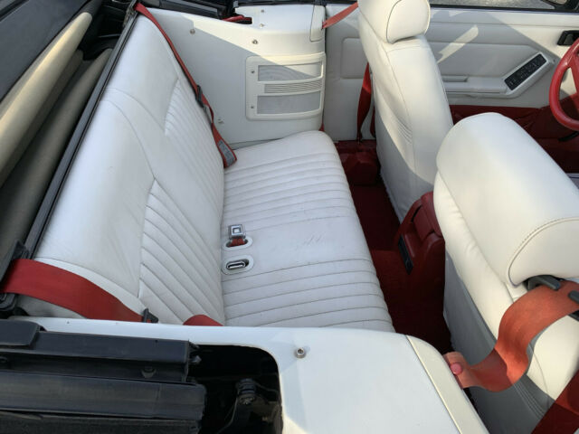 1992 Red Ford Mustang Convertible