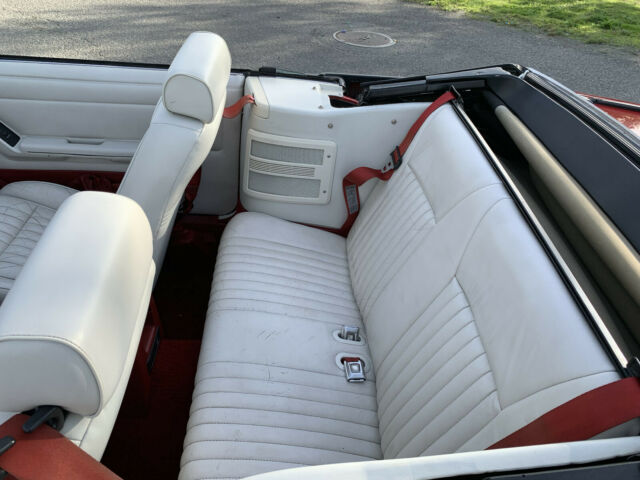 1992 Red Ford Mustang Convertible