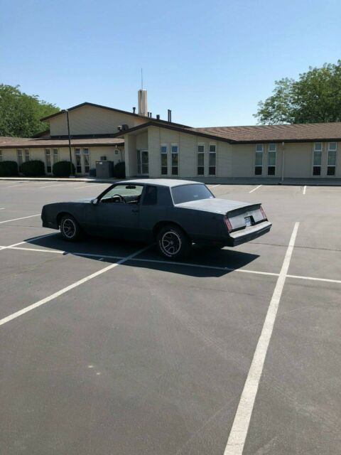 1986 Black Chevrolet Monte Carlo Coupe