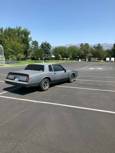 1986 Black Chevrolet Monte Carlo Coupe