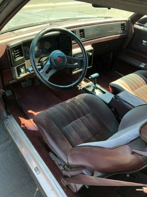 1986 Black Chevrolet Monte Carlo Coupe