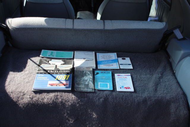 1991 Bright Rally Red Chevrolet Camaro Coupe