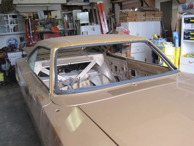 1969 lite bronze metallic Dodge Charger Fastback