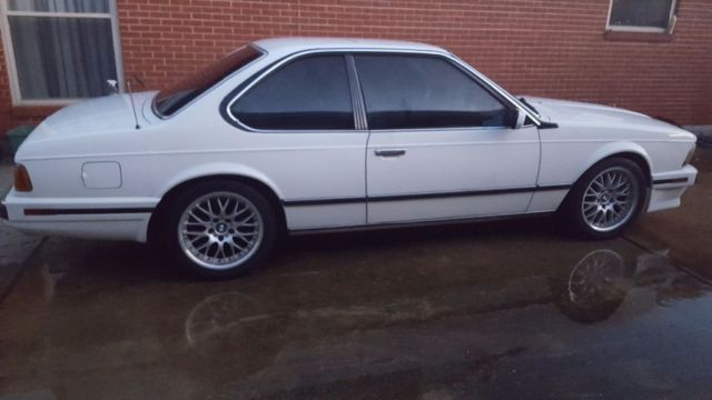 1989 White BMW 6-Series Coupe