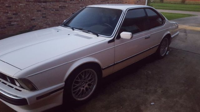 1989 White BMW 6-Series Coupe