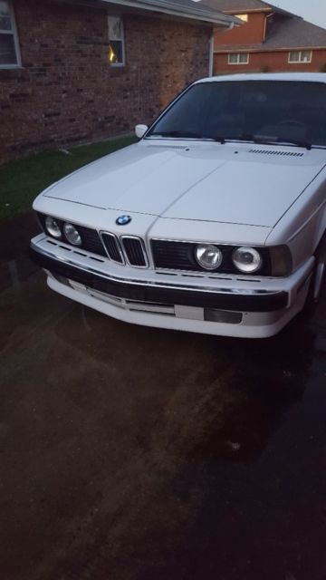 1989 White BMW 6-Series Coupe