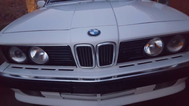 1989 White BMW 6-Series Coupe