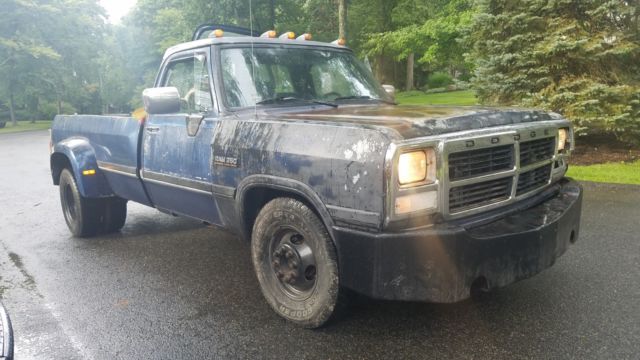 1991 Blue Dodge Other Pickups Standard Cab Pickup