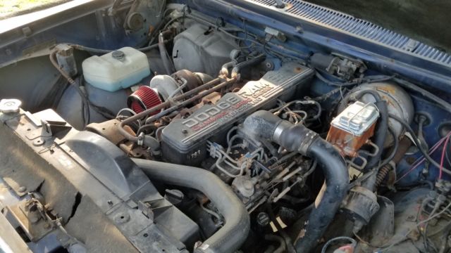 1991 Blue Dodge Other Pickups Standard Cab Pickup