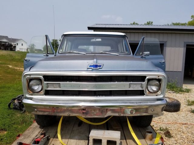 1969 Blue Chevrolet Blazer
