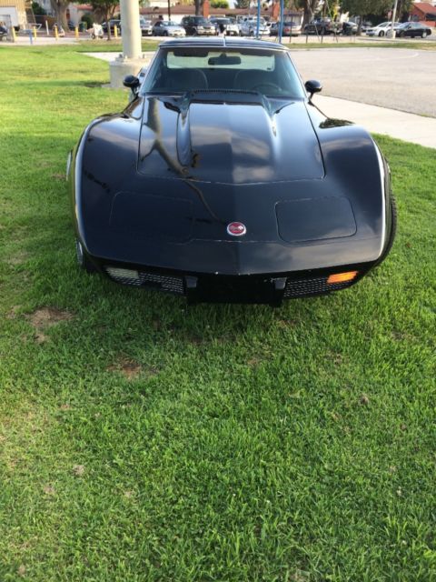 1976 Black Chevrolet Corvette Coupe