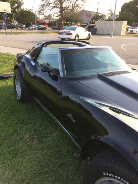 1976 Black Chevrolet Corvette Coupe