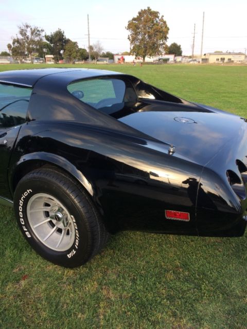1976 Black Chevrolet Corvette Coupe